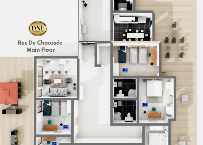 D&E - Paris-Disney - Holidays Apartment - Appartement De Vacances - 5 Chambres- 5 Sdb - 5 Bedrooms - 5 Bathrooms - Netflix